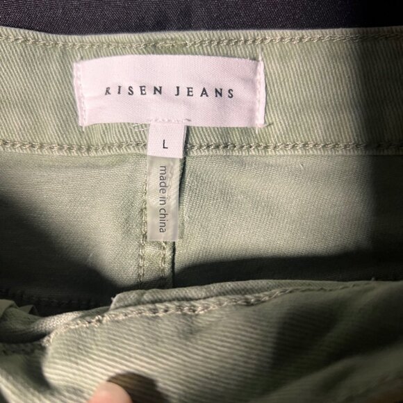 NWT ALIYAH RISEN SHORTS - OLIVE Sz Large - Picture 9 of 13